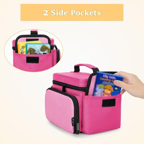 LoDrid Carrying Bag Compatible with Little Tikes Story Dream Machine Starter Set, Portable Storage Case for Books and Accessories with Handle and Shoulder Strap, Navy Blue, Bag Only (Patent Design) in Kuwait