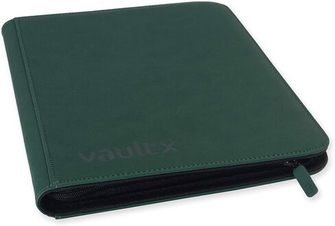 Vault X Premium Exo-Tec Zip Binder 9 جيوب، 20 صفحة مزدوجة الجوانب، 360 فتحة تحميل جانبية للوحة، أو تجميعها أو ألعاب بطاقات التداول، ألبوم مجلد الحماية in Kuwait