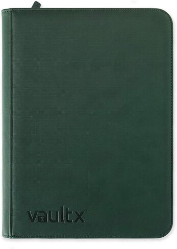 Vault X Premium Exo-Tec Zip Binder 9 جيوب، 20 صفحة مزدوجة الجوانب، 360 فتحة تحميل جانبية للوحة، أو تجميعها أو ألعاب بطاقات التداول، ألبوم مجلد الحماية in Kuwait
