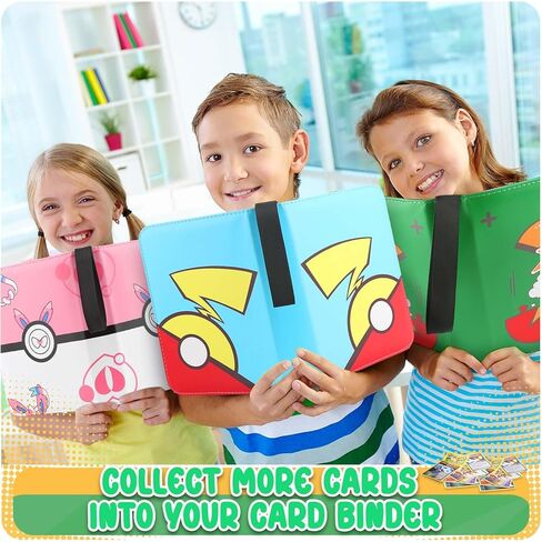 مجلد بطاقات التداول - 9 جيوب، ألبوم حامل بطاقات 900 جيب مع 50 غلافًا قابلاً للإزالة، كتاب مجموعة بطاقات محمول بسحاب، منظم بطاقات يناسب مختلف أحجام البطاقات - أخضر in Kuwait