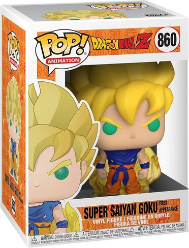 Funko Pop! Animation: Dragonball Z - Super Saiyan Goku (First Appearance), Multicolor (48600) in Saudi Arabia