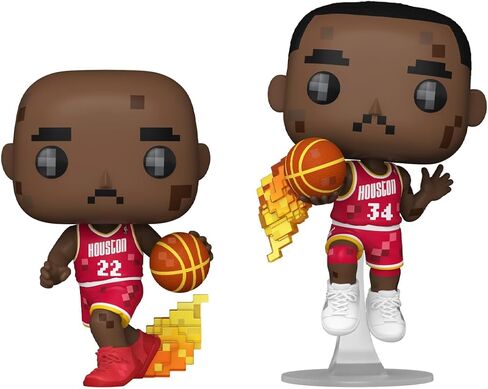 Funko Pop! NBA JAM: Rockets - Clyde Drexler and Hakeem Olajuwon 2-Pack in Saudi Arabia