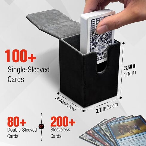 Card Deck Box for MTG Cards, 200 Storage for TCG/MTG Card, Premium Collectible MTG Deck Box (deck box only) in Saudi Arabia