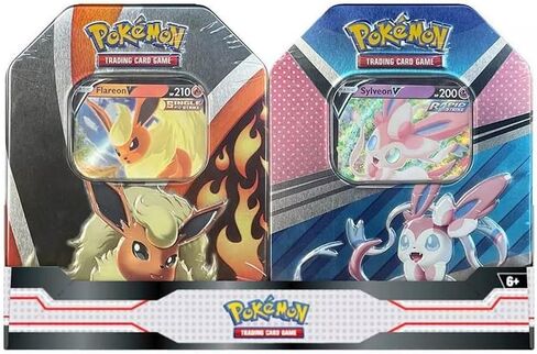 2023 Pokemon Flareon Sylveon Tin Bundle in Saudi Arabia