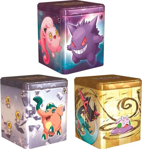POKEMON TCG: 2024 Q1 STACKING TIN (RANDOM TIN) in Saudi Arabia