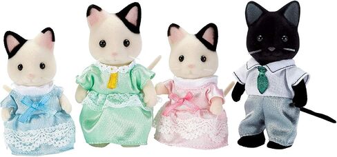 Calico Critters, Silk Cat Family, Dolls, Dollhouse Figures, Collectible Toys in Saudi Arabia