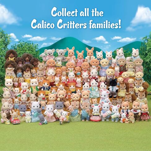 Calico Critters, Silk Cat Family, Dolls, Dollhouse Figures, Collectible Toys in Saudi Arabia