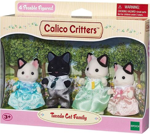 Calico Critters, Silk Cat Family, Dolls, Dollhouse Figures, Collectible Toys in Saudi Arabia