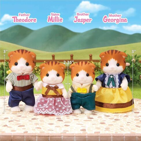 Calico Critters, Silk Cat Family, Dolls, Dollhouse Figures, Collectible Toys in Saudi Arabia