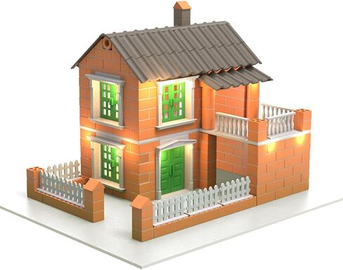 Woohome 200 PCS Mini Bricks Tiny Bricks for Landscaping Miniature Bricks Small Bricks for Crafts Realistic Fake Bricks Mini Blocks for Dollhouse Mini Garden Accessories (3 Holes Mini Red) in Saudi Arabia