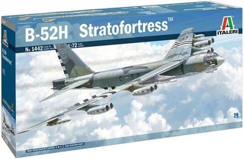 Italeri ITA1442 1:72 B-52H Stratofortress [مجموعة بناء النماذج]، متعددة الألوان in Saudi Arabia