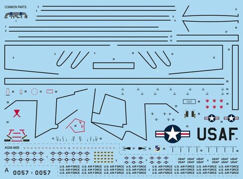Italeri ITA1442 1:72 B-52H Stratofortress [مجموعة بناء النماذج]، متعددة الألوان in Saudi Arabia