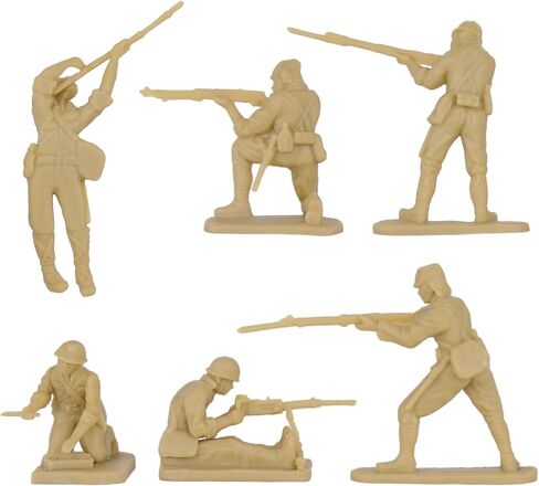 BMC CTS WW2 Japanese Plastic Army Men - 24pc Tan Imperial Japan Soldier Figures in Saudi Arabia