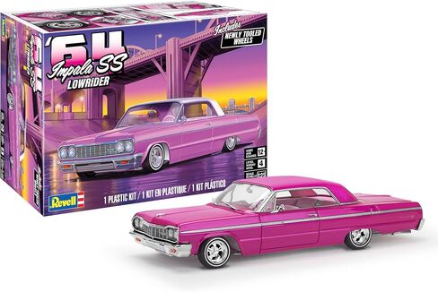 ريفيل 14557 '64 تشيفي إمبالا SS Lowrider بمقياس 1:25 154 قطعة من مستوى المهارة 4 نموذج مجموعة بناء السيارة in Saudi Arabia