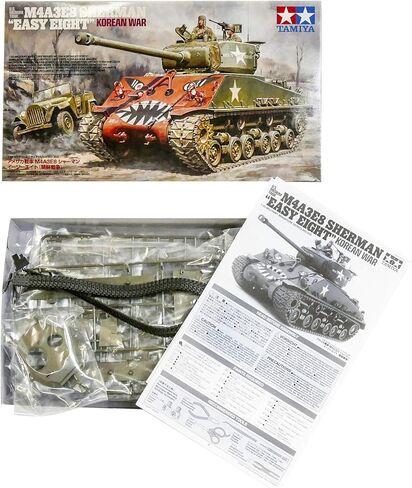 تاميا 35359 1/35 دبابة متوسطة أمريكية M4A3E8 مجموعة نماذج بلاستيكية شيرمان in Saudi Arabia