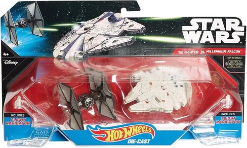 Hot Wheels Star Wars: The Force Awakens First Order TIE Fighter vs. Millennium Falcon Starship 2-Pack in Saudi Arabia