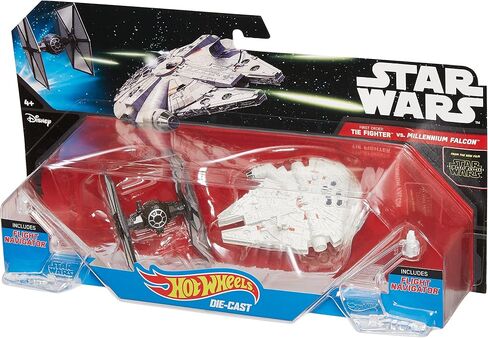Hot Wheels Star Wars: The Force Awakens First Order TIE Fighter vs. Millennium Falcon Starship 2-Pack in Saudi Arabia
