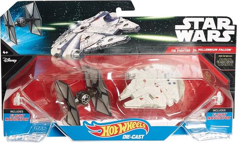 Hot Wheels Star Wars: The Force Awakens First Order TIE Fighter vs. Millennium Falcon Starship 2-Pack in Saudi Arabia