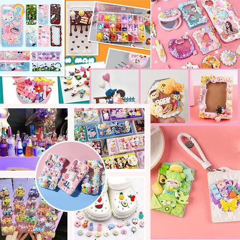 Simulation Imitation Cream Adhesive Gel DIY Fake Whipped Cake Cream Glue for Handmade Phone Case Mirror Jewelry Accessories Decoration with Nozzles 50g (4# Yellow, 30pcs Resin Accessories) in Saudi Arabia