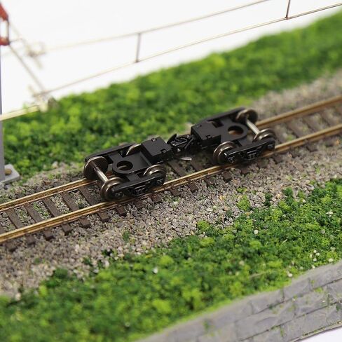 4pcs Model Trains N Scale 1:160 Bogies Coupler 33" Metal DC Wheels with Screw Washer HP03150 in Saudi Arabia