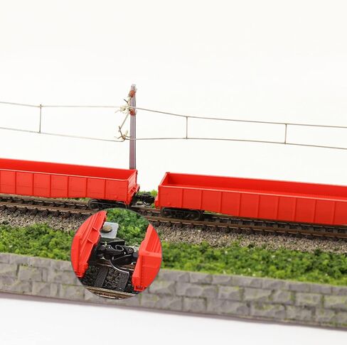 4pcs Model Trains N Scale 1:160 Bogies Coupler 33" Metal DC Wheels with Screw Washer HP03150 in Saudi Arabia