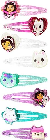 Gabby's Dollhouse Kids Hair Clips for Girls Snap Clips 8 Pack Multi Color Ages 3+ in Saudi Arabia