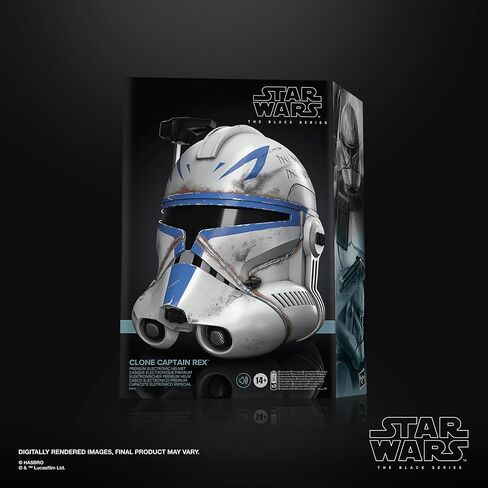 STAR WARS The Black Series Clone Captain Rex Premium Electronic Helmet, Ahsoka Adult Roleplay Item, Ages 14 and Up in Saudi Arabia