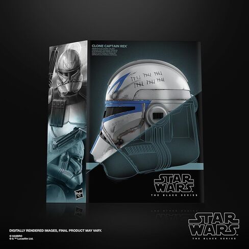 STAR WARS The Black Series Clone Captain Rex Premium Electronic Helmet, Ahsoka Adult Roleplay Item, Ages 14 and Up in Saudi Arabia