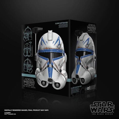 STAR WARS The Black Series Clone Captain Rex Premium Electronic Helmet, Ahsoka Adult Roleplay Item, Ages 14 and Up in Saudi Arabia