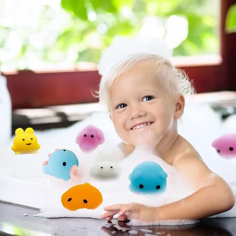 150 Pcs Kawaii Squishies, Mochi Squishy Toys for Kids Party Favors, Mini Stress Relief Toys for Easter Gift Easter Decoration Party Favors, Classroom Prizes, Birthday Gift, Goodie Bag Stuffers in Saudi Arabia