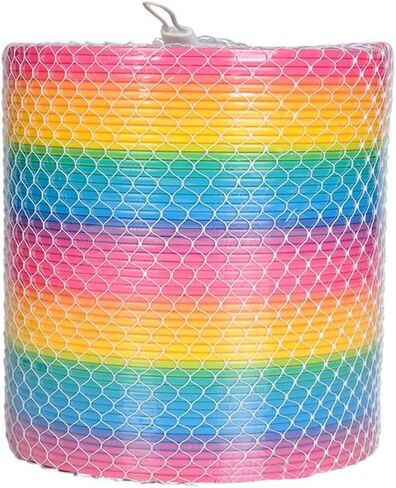 ArtCreativity Gigantic Coil Spring - Opens to 16 Feet - Jumbo Plastic Rainbow Coil Spring - Great Gift idea for Boys and Girls Ages 3+ in Saudi Arabia