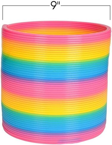 ArtCreativity Gigantic Coil Spring - Opens to 16 Feet - Jumbo Plastic Rainbow Coil Spring - Great Gift idea for Boys and Girls Ages 3+ in Saudi Arabia