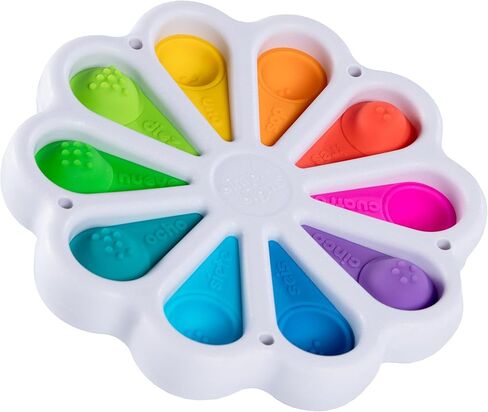 Fat Brain Toys Dimpl Digits Toddler Toys, Popping Number Learning Sensory Preschool Toy for 2 Years+, Bilingual Spanish and English Fidget Toys in Saudi Arabia