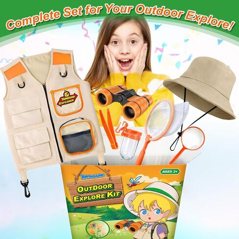 YOPINSAND Kids Explorer Kit & Bug Catcher Kit, Kids Outdoor Exploration Set in Kuwait