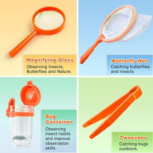 YOPINSAND Kids Explorer Kit & Bug Catcher Kit, Kids Outdoor Exploration Set in Kuwait