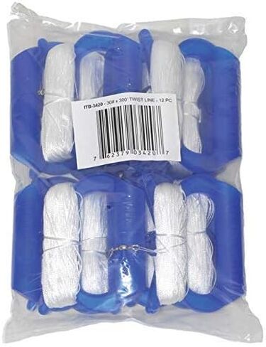 In the Breeze 3418 — 10 LB x 100' Twisted Kite Line - 24 Pieces; Bulk Kite Winders for Class Projects, Summer Camps, Group Activites in Kuwait