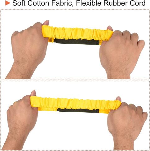 PATIKIL 3 Legged Race Bands Set, 3 Pack Elastic Tie for Outdoor Birthday Party Carnival Relay Game (Blue, Red, Yellow) in Saudi Arabia