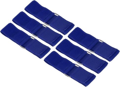 PATIKIL 3 Legged Race Bands, 6 Pack Nylon Elastic Tie for Outdoor Birthday Party Field Day Carnival Relay Game, Black in Saudi Arabia