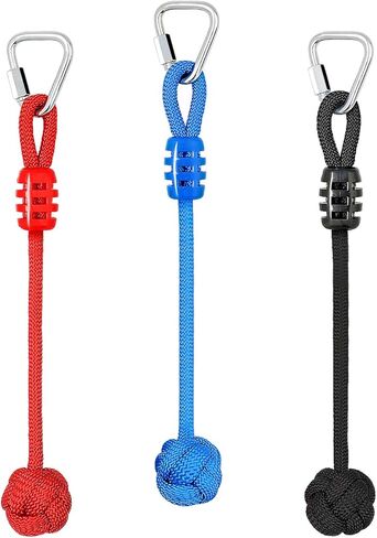 قوس قزح كرافت النينجا المحارب Slackline قبضة النينجا يحمل - الأطفال النينجا الفناء الخلفي معدات تدريب النينجا، اكسسوارات النينجا لدورة عقبة النينجا المحارب، قبضات النينجا، 3-حزمة القرد الملاكمة عقد in Kuwait