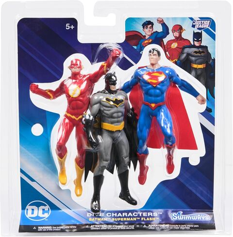 Swimways DC Dive Characters 3-Pack, Swimming Pool Accessories & Kids Pool Toys, DC Party Supplies & Water Toys for Kids Aged 5 & Up in Saudi Arabia