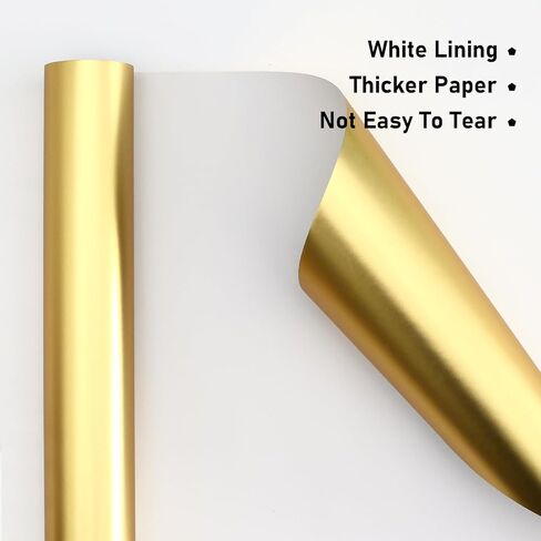 Matte Metal Light Green Wrapping Paper, Solid Color Paper,Gift Wrapping Paper,Perfect for Wedding,Valentine's Day,Birthday, Christmas,Baby Shower,DIY Bouquet (17.5 Inches X 32.8 Feet) in Saudi Arabia
