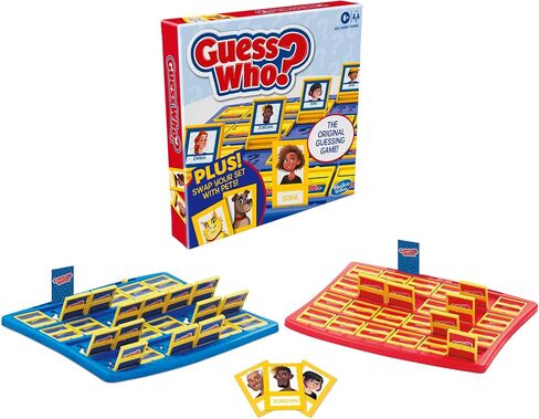 Hasbro Gaming Guess Who? Board Game, with People and Pets Cards, The Original Guessing Game for Kids, Ages 6 and Up (Amazon Exclusive) in Saudi Arabia