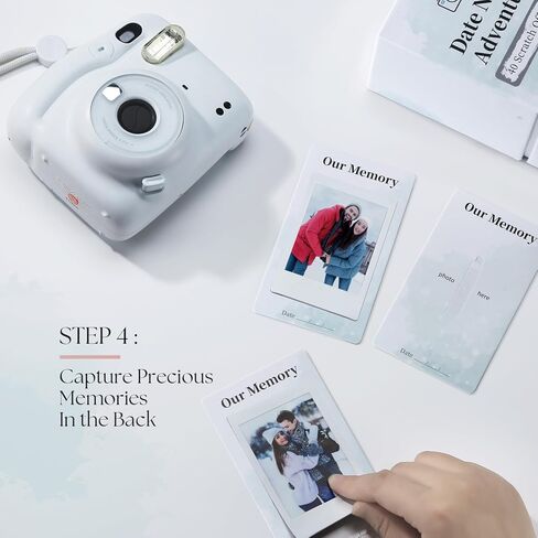 40 Date Ideas for Couples Date Night - Unique Scratch Off Date Night Card Games, Gifts for Boyfriend - Romantic Newlywed and Wedding Anniversary Couples Gifts for Him, Husband or Wife in Kuwait