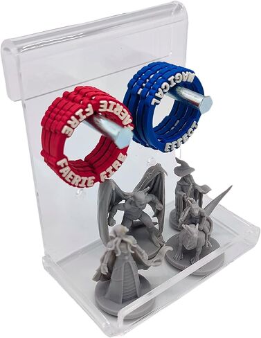 DM Screen Ledges 2-Pack - Acrylic Shelves Hang on GM Screen - Hold Dice, Minis, Cards, Etc - Clear Clutter and Mess Behind Screen in Kuwait