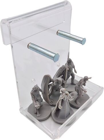 DM Screen Ledges 2-Pack - Acrylic Shelves Hang on GM Screen - Hold Dice, Minis, Cards, Etc - Clear Clutter and Mess Behind Screen in Kuwait