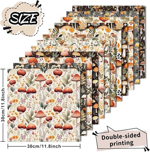 24 Sheets William Morris Pattern Paper Floral Scrapbook Specialty Paper Vintage Double Sided Craft Paper For DIY Card Making Photo Album Decor, 11.8 x 11.8 Inch in Saudi Arabia