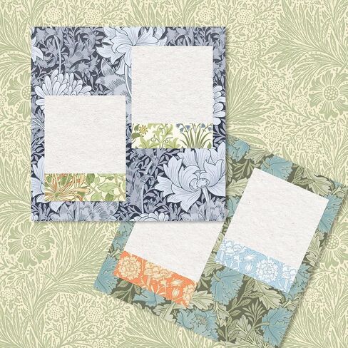 24 Sheets William Morris Pattern Paper Floral Scrapbook Specialty Paper Vintage Double Sided Craft Paper For DIY Card Making Photo Album Decor, 11.8 x 11.8 Inch in Saudi Arabia
