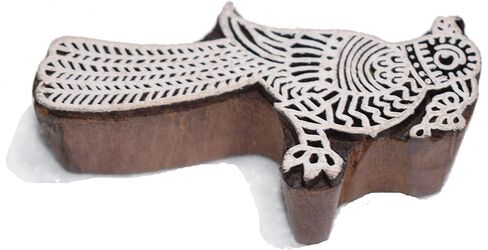 Hashcart Handmade Animal Design Wooden Motif Blocks | Stamps for Printing | Indian Wooden Printing Stamps in Saudi Arabia