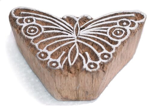 Hashcart Handmade Animal Design Wooden Motif Blocks | Stamps for Printing | Indian Wooden Printing Stamps in Saudi Arabia