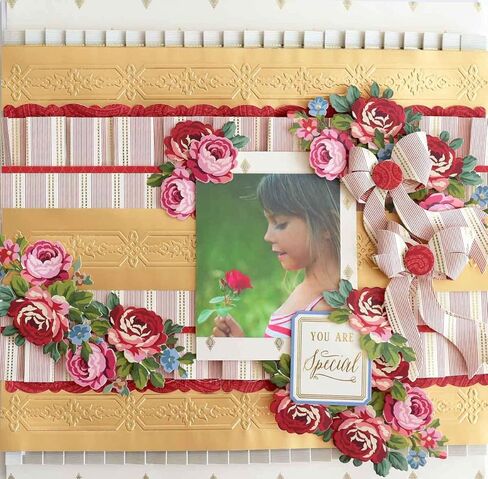 قوالب حدود قصاصات Anna Griffin Crop at Home - 14 قالب تقطيع معدني من الدانتيل إطار حدود لسجل القصاصات بنفسك، وصناعة البطاقات وصياغة الورق - قوالب مع ورقة أفكار، أكبر قالب هو 12.2 بوصة × 1.84 بوصة in Kuwait